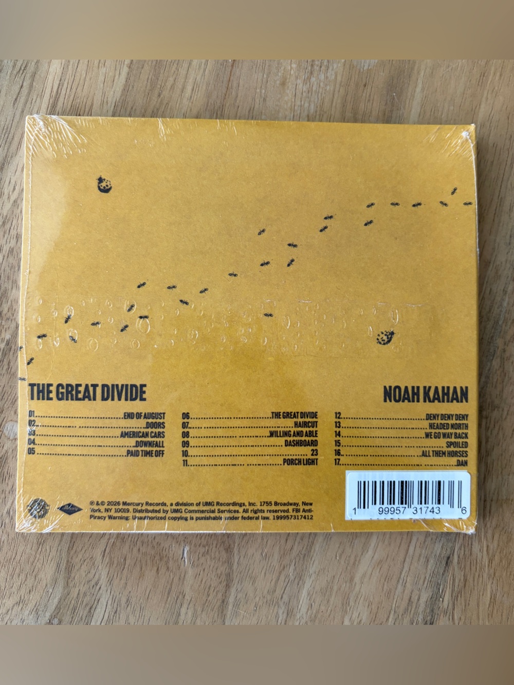SIGNED Noah Kahan "The Great Divide" CD - Picture 3 of 4